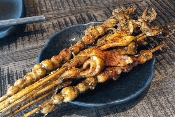 李记火山石烤鱿鱼